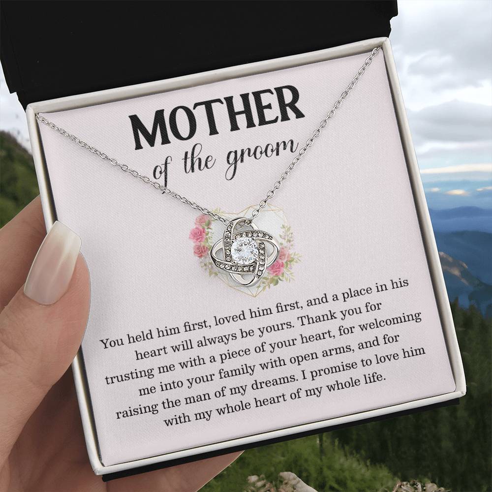 To The Mother Of The Groom Mother Of The Groom Necklace Gift Sentimental Jewelry For Mother Of The Groom Emotional Keepsake For Mother Jewelry Gift For Groom's Mom Special Gift For Groom's Mom Meaningful Gift For Groom's Mother