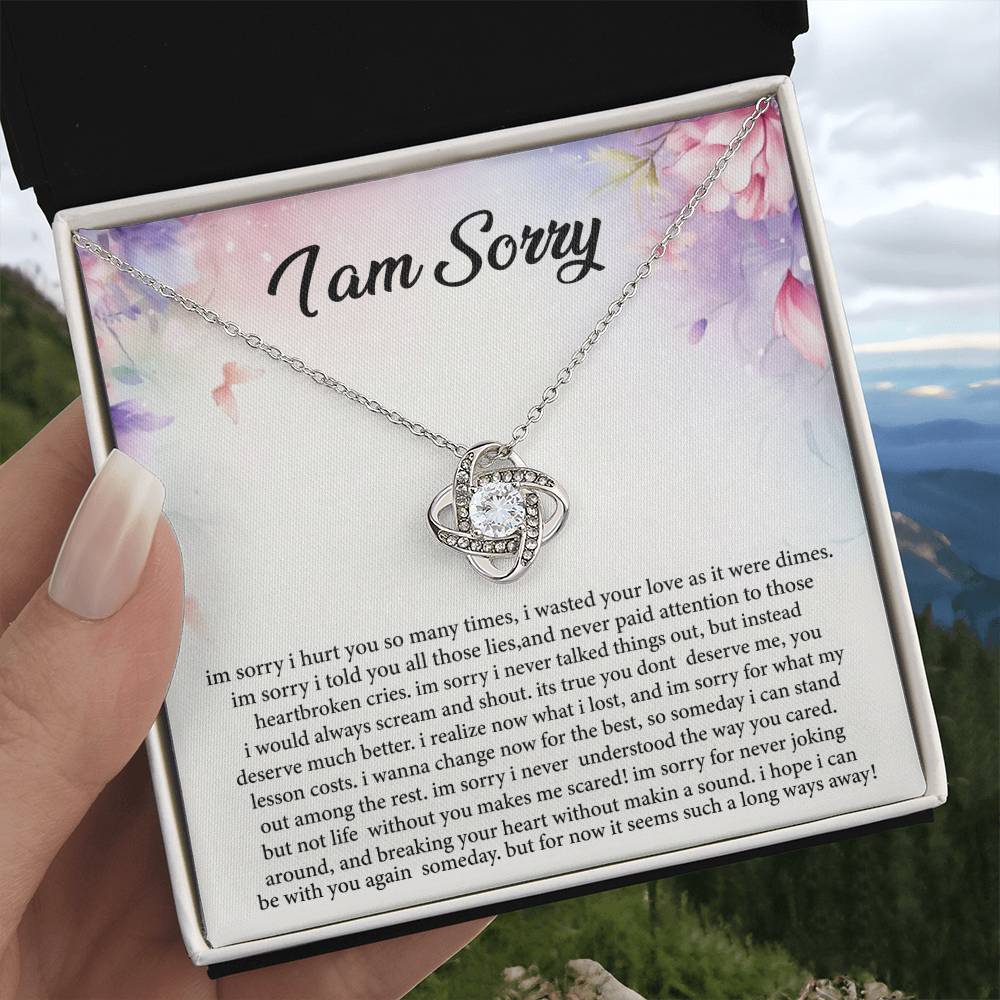 I Am Sorry For Hurting You Necklace.