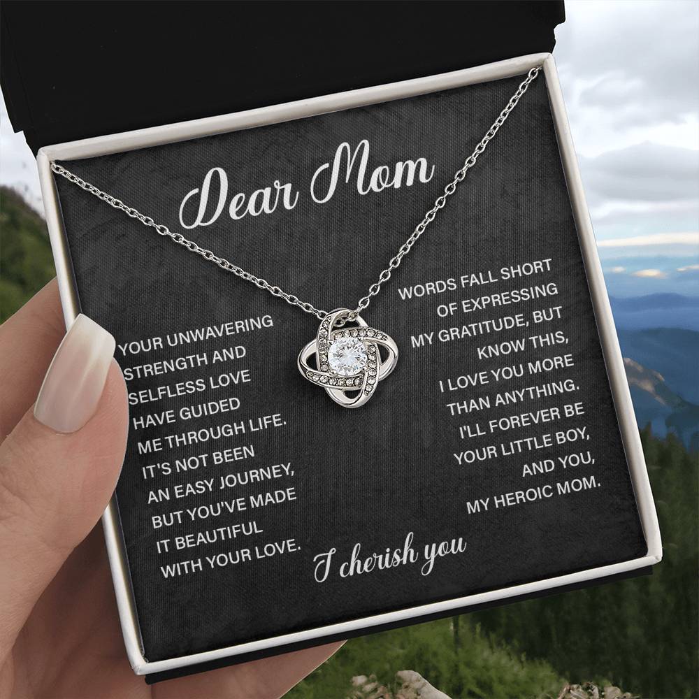 Dear Mom Dear Mom Necklace Gift Thoughtful Gift For Mom Unique Gift For Mother-child Bond Meaningful Gift For Mom Proud Son Gift For Mom Special Occasion Gift For Mom Best Mom Ever Necklace Spiritual Bond With Mom Necklace