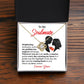 Soulmate Necklace Gift for Her with Love Message