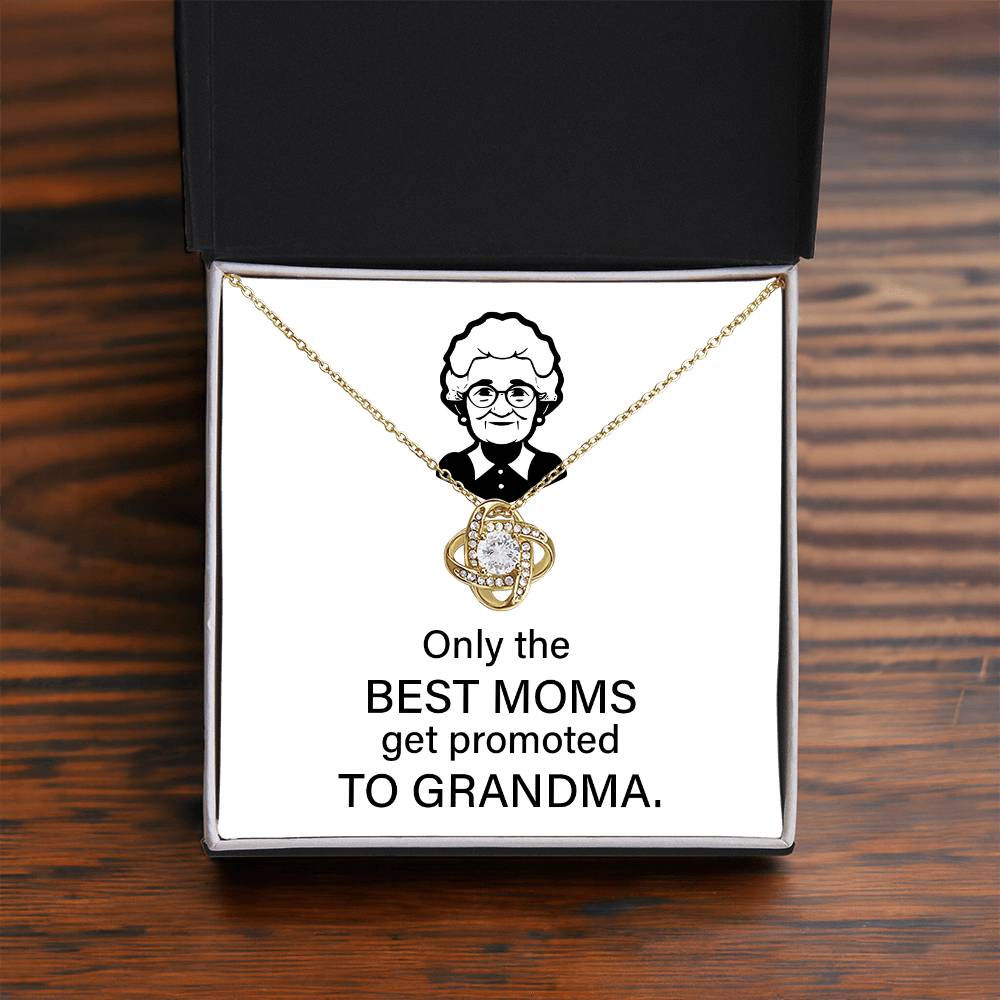 To The Best Moms Who Become Grandmas Grandma Necklace Gift Best Mom To Grandma Gift Jewelry Gift For Grandma Sentimental Jewelry For Grandmother Emotional Keepsake For Grandma Family Connection Necklace Sentimental Keepsake For Grandma