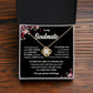 Soulmate Love Knot Necklace with Message Card & Gift Box