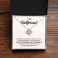 Girlfriend Love Knot Necklace Gift with Message Card
