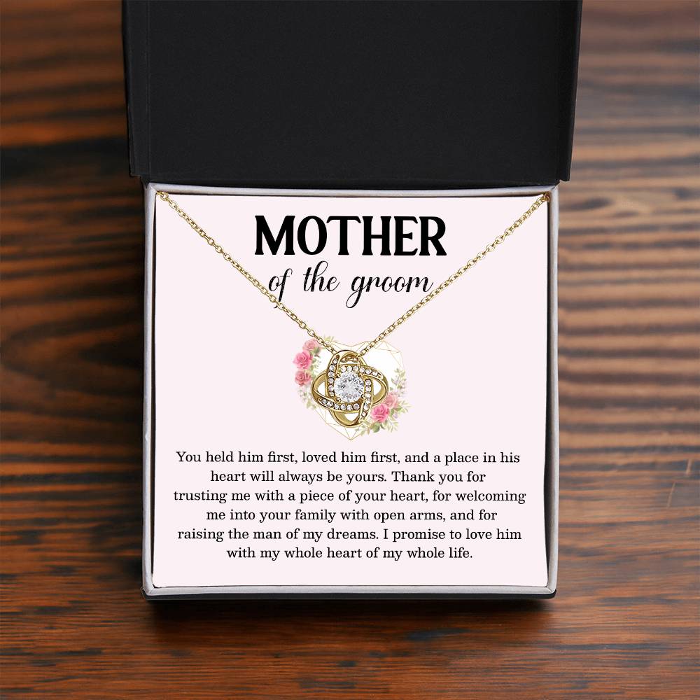 To The Mother Of The Groom Mother Of The Groom Necklace Gift Sentimental Jewelry For Mother Of The Groom Emotional Keepsake For Mother Jewelry Gift For Groom's Mom Special Gift For Groom's Mom Meaningful Gift For Groom's Mother