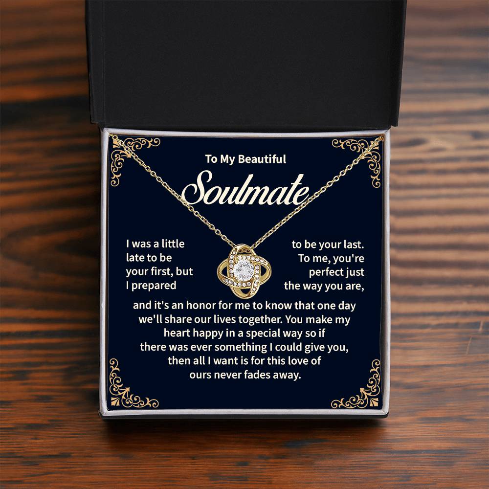 Soulmate Necklace Gift for Her – Elegant Gift Box