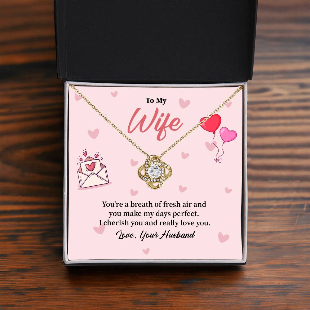 Romantic Wife Necklace Gift from Husband Love Box