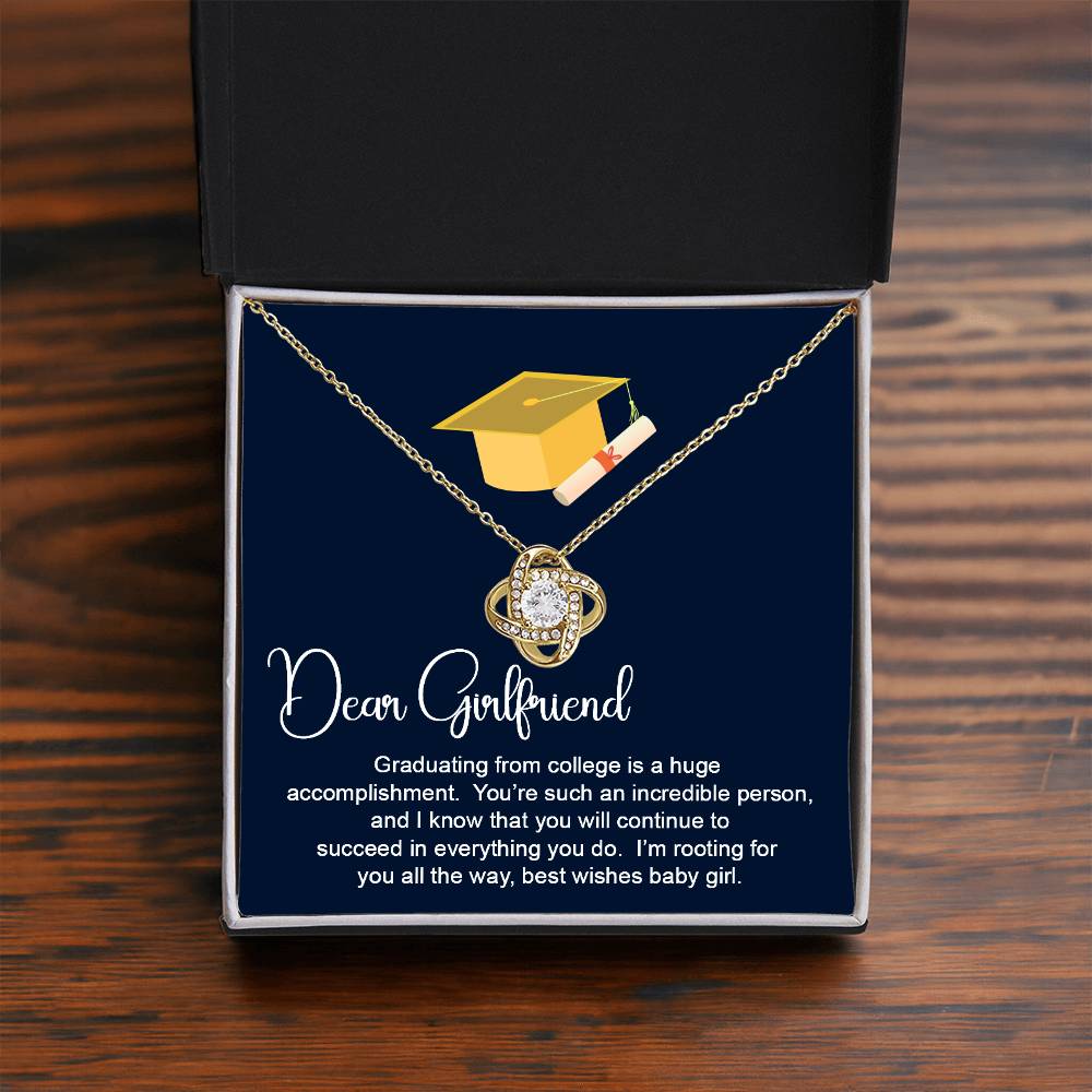 Dear Girlfriend Necklace Girlfriend Graduation Necklace Gift Gift For Graduation Necklace For Girlfriend Proud Of You Graduation Necklace Best Wishes Necklace For Girlfriend Sentimental Gift For Girlfriend Necklace For Girlfriend Necklace For Girlfriend