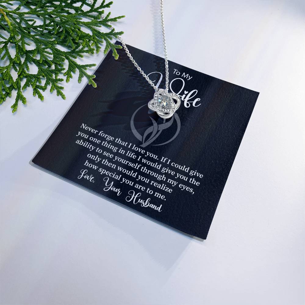 To my wife never forge i love you. – JeweLayer