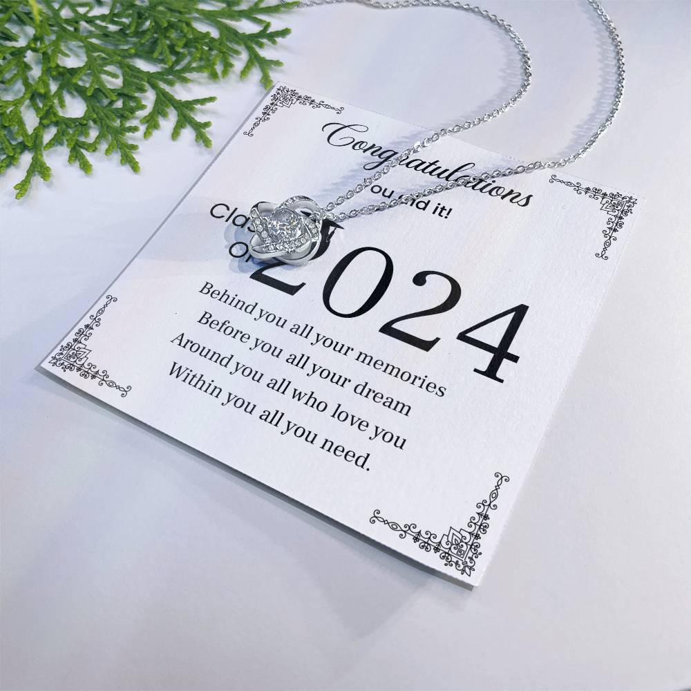 Congratulations Class Of 2024 Necklace Necklace For Bright Memories Celebrate Your Potential Necklace Necklace For Your Unique Gift For Class Of 2024 Celebration Proud Graduate Necklace Necklace For Future Dreams Class Of 2024 Graduation Necklace