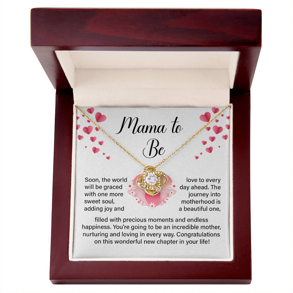 Mama to Be Necklace Gift for Pregnancy & Baby Shower