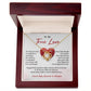 To My True Love Necklace Gift From Your Husband Sentimental Jewelry For Wife
