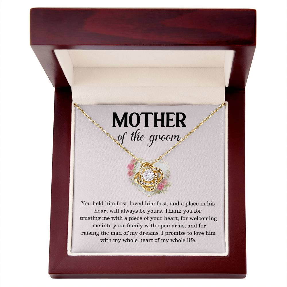 To The Mother Of The Groom Mother Of The Groom Necklace Gift Sentimental Jewelry For Mother Of The Groom Emotional Keepsake For Mother Jewelry Gift For Groom's Mom Special Gift For Groom's Mom Meaningful Gift For Groom's Mother