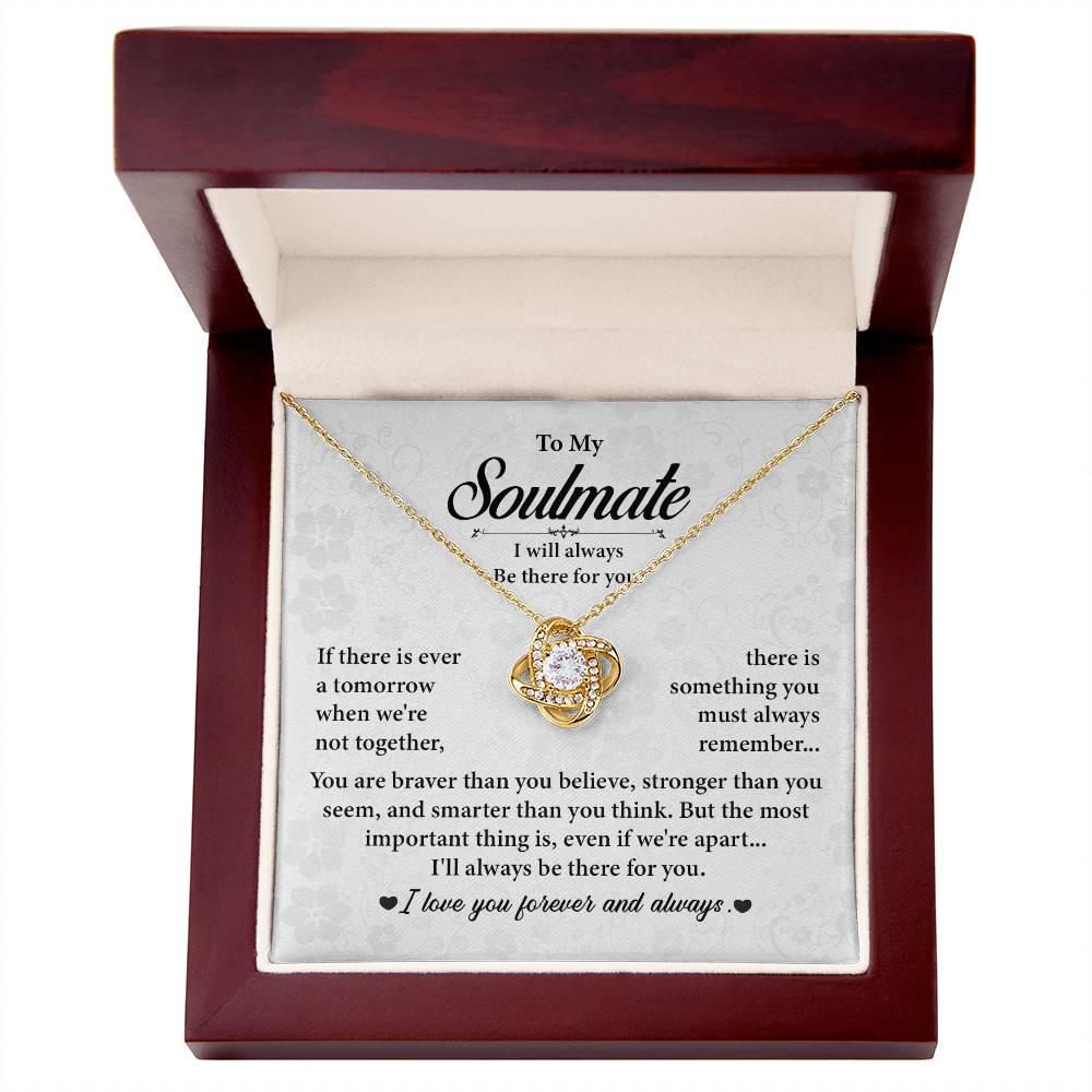Soulmate Necklace Gift for Her – Message Card Box
