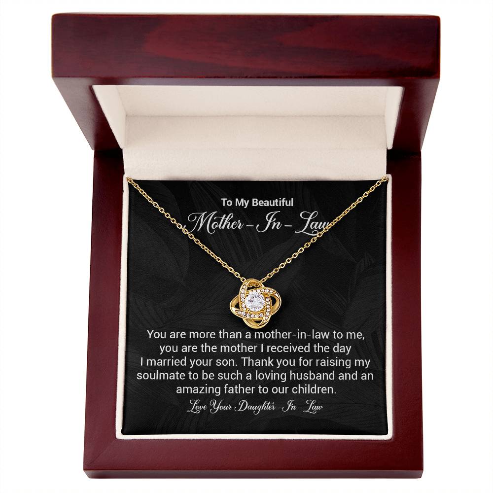 Mother-In-Law Necklace Gift from Daughter-In-Law Box