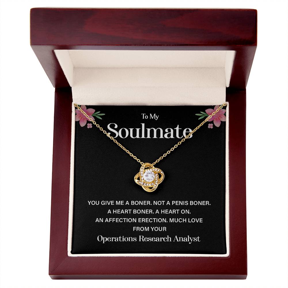 Funny Gift from Analyst to Soulmate Necklace Box
