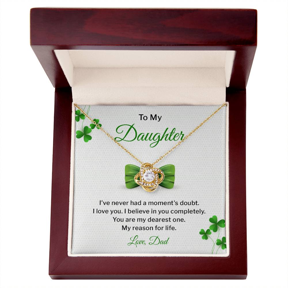 Daughter Gift from Dad – Green Gift Box & Card