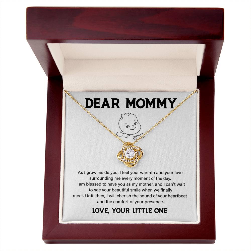 Gift for Pregnant Mom from Baby – Dear Mommy Message Card