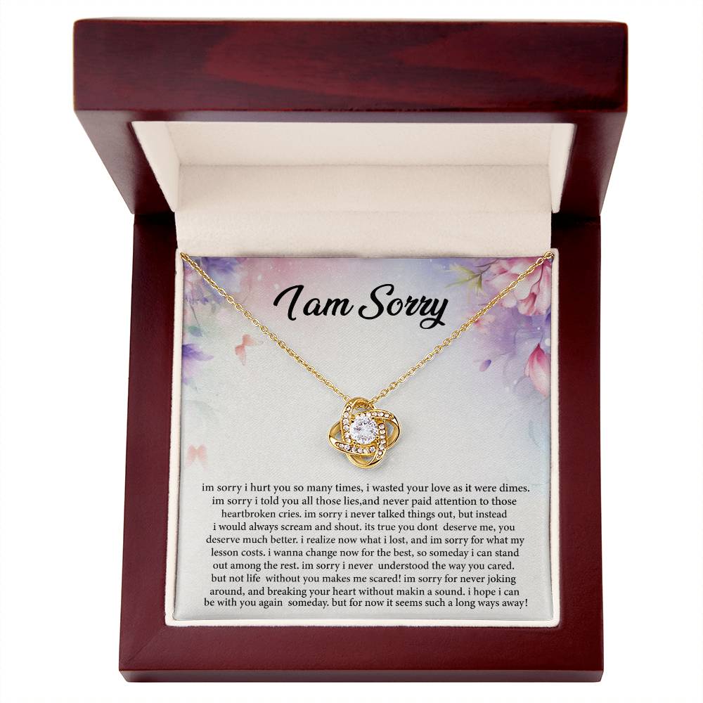 I Am Sorry For Hurting You Necklace.