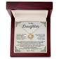 Gift for Daughter from father Sentimental Forever My Little Girl Jewelry