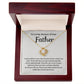 Memorial Necklace Gift for Loss of Father – Gift Box