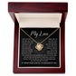 Romantic Necklace Gift for Her With Message & Luxury Box
