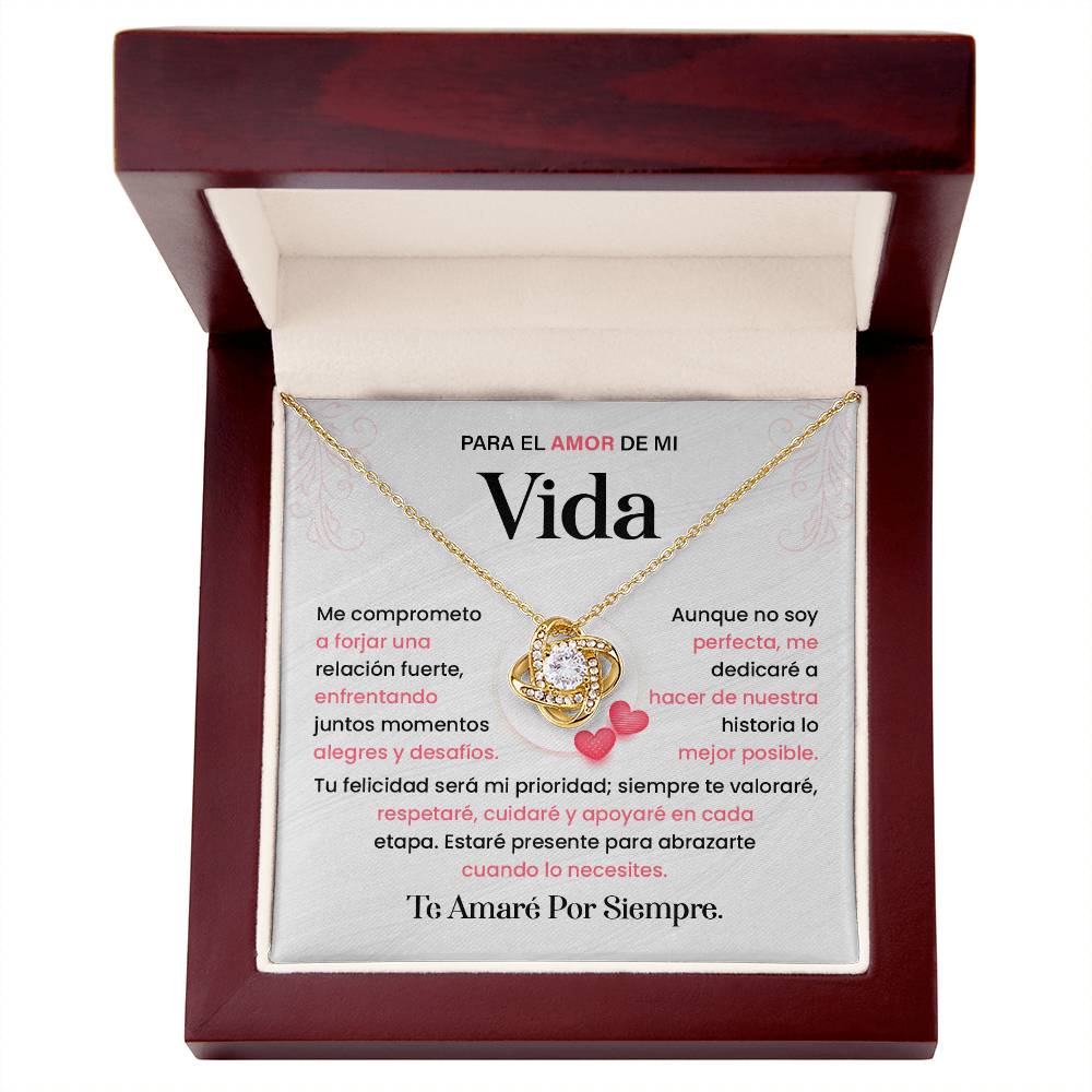 Spanish Romantic Necklace Gift for Her with Love Note