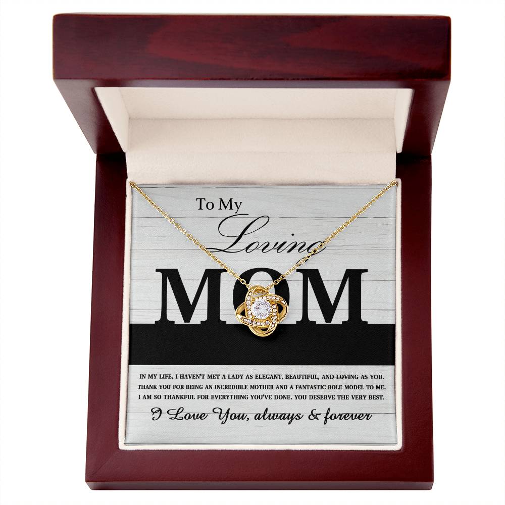 Mom Necklace Gift with Message Card – Love That Protects Always