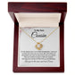 To My Dear Cousin Love Knot Necklace On First Communion