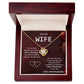Christmas Gift for Wife from Husband Holiday Necklace with Message Card