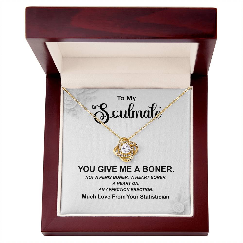 Funny Gift for Soulmate Necklace from Statistician
