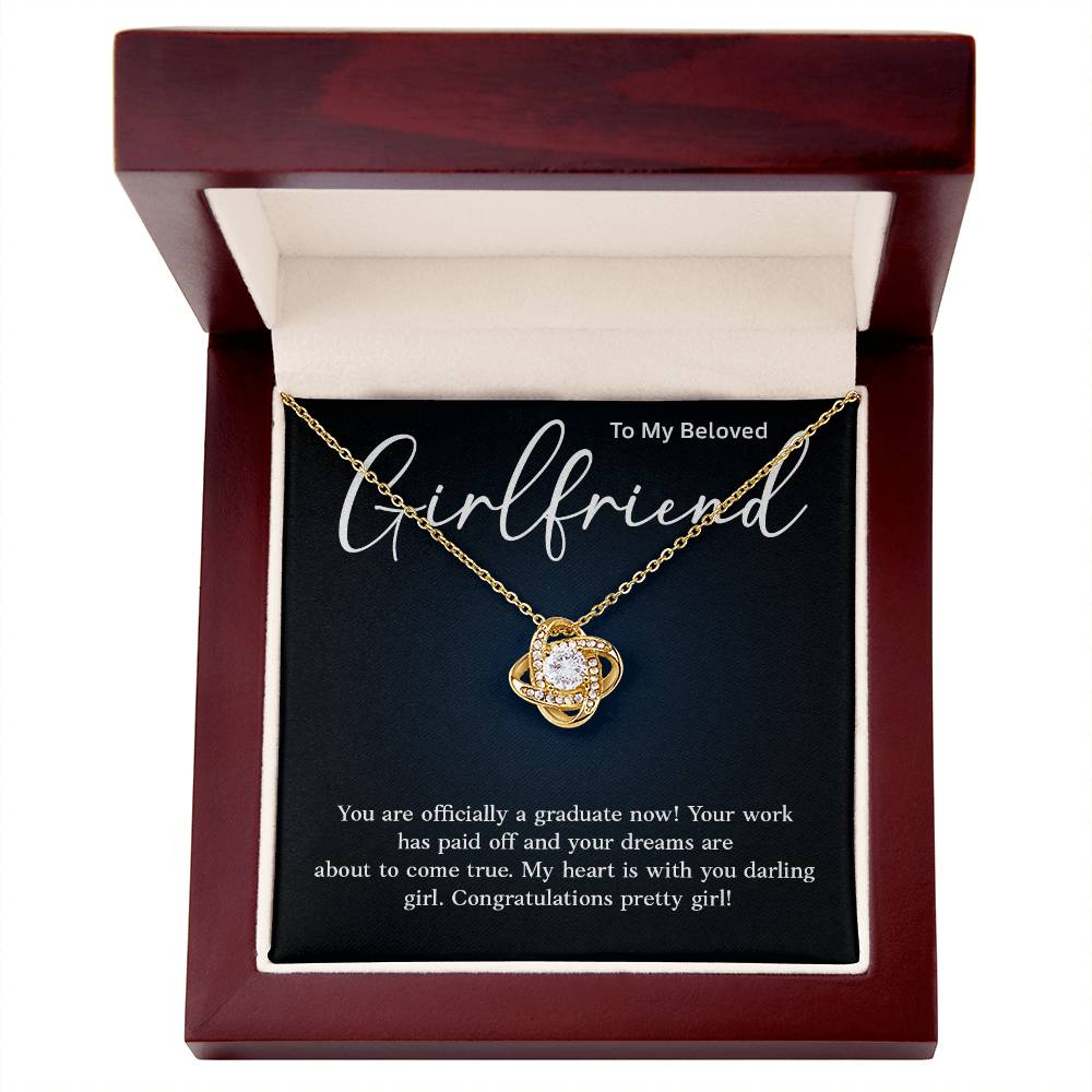 Graduation Necklace Gift for Girlfriend Success