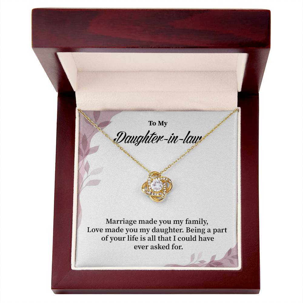 Daughter-in-Law Necklace Gift with Sentimental Card