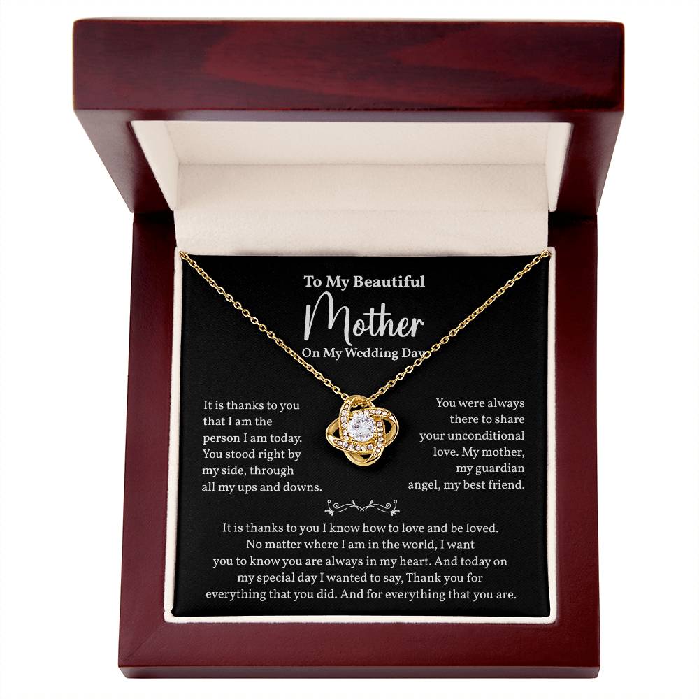 Wedding Gift for Mother – Message Card Necklace Box