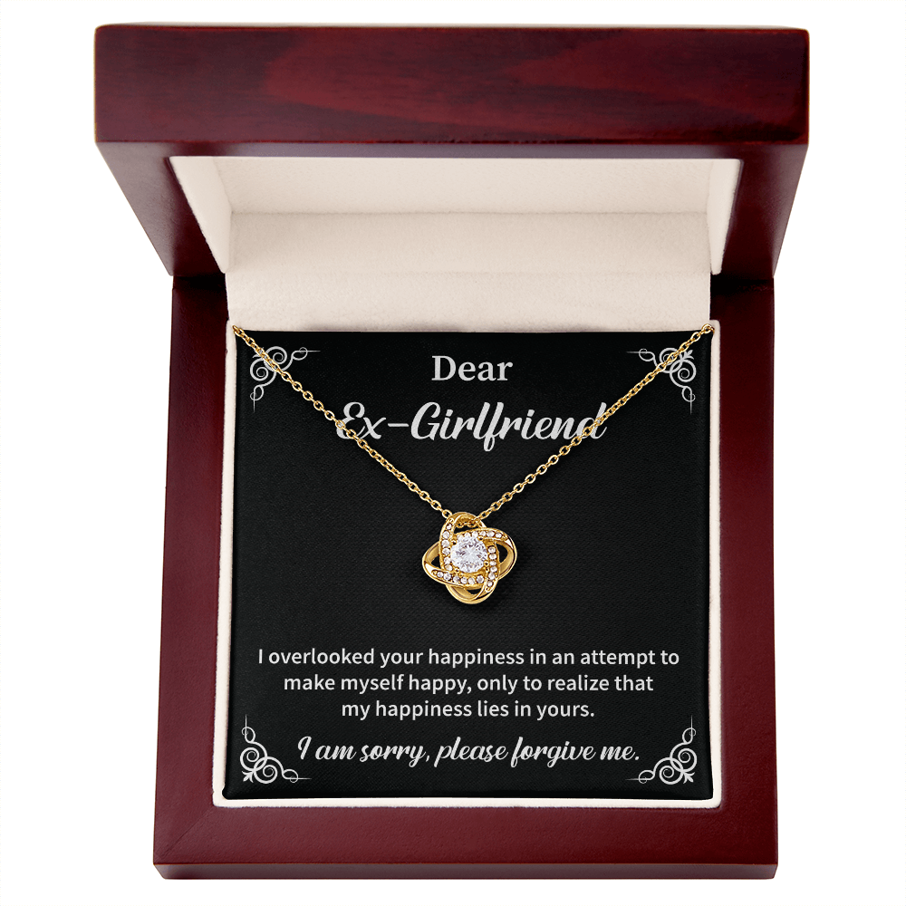 Apology Necklace Gift for Ex-Girlfriend – with Heartfelt Note