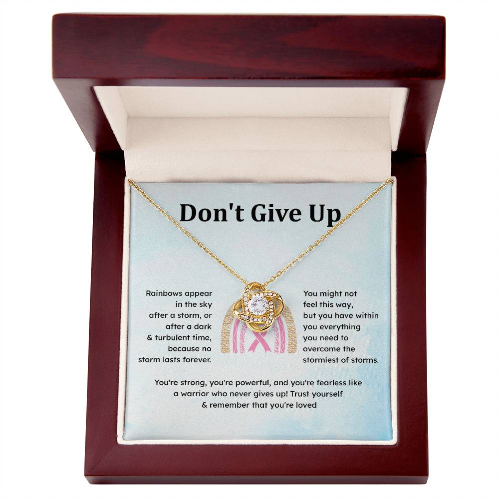 Don't Give Up Strength In Adversity Jewelry Don't Give Up Necklace Gift From Your Husband Meaningful Gift Supportive Gift Motivational Jewelry Never Give Up Necklace Breast Cancer Necklace For Soulmate Personal Growth Jewelry