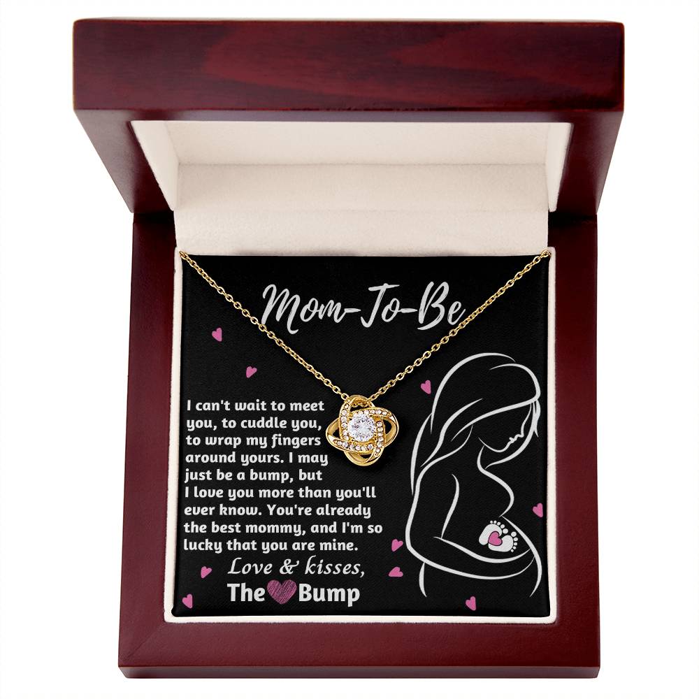 Mom To Be Necklace For Pregnant Women, Mommy Present From Unborn Baby, Gift For Expecting Moms, Pregnancy Jewelry Necklace With Wonderful Message Card And Box.