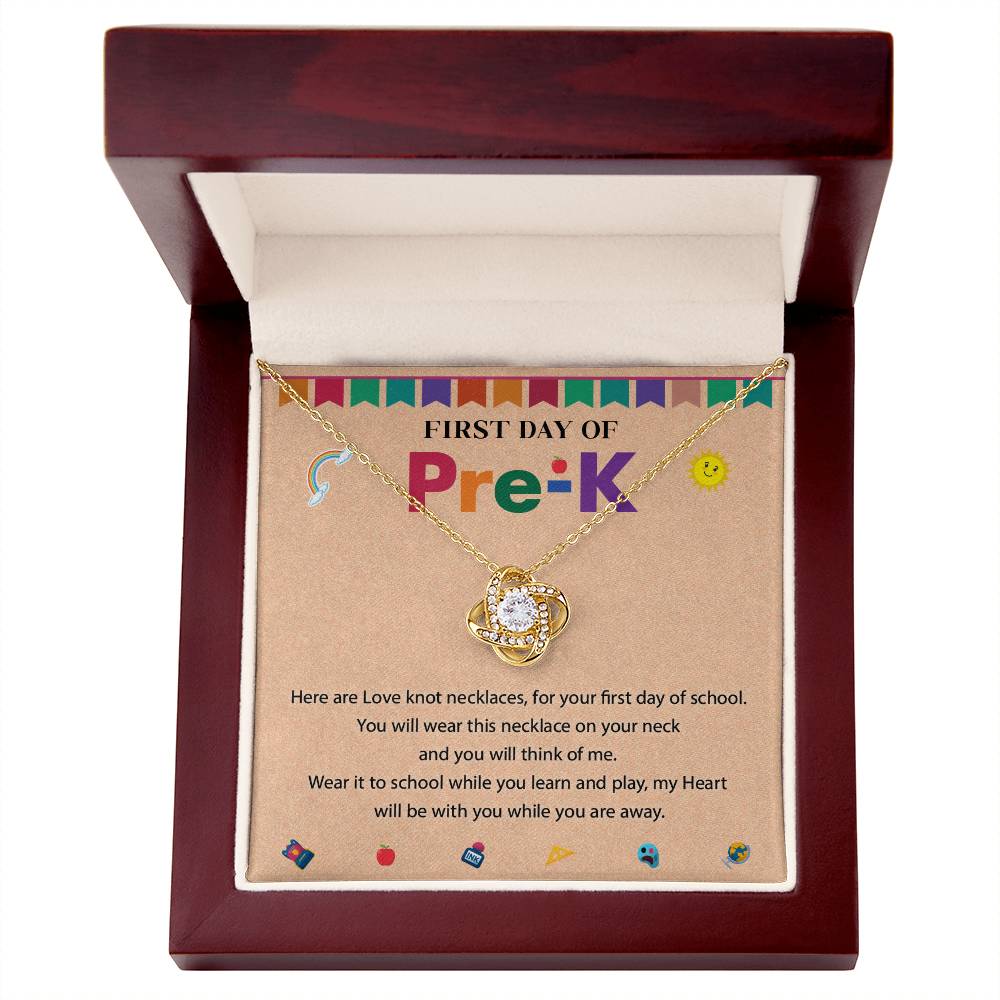 First Day of Pre-K Necklace Gift for Daughter or Granddaughter