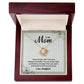 Daughter to Mom Necklace Gift – with Message Card