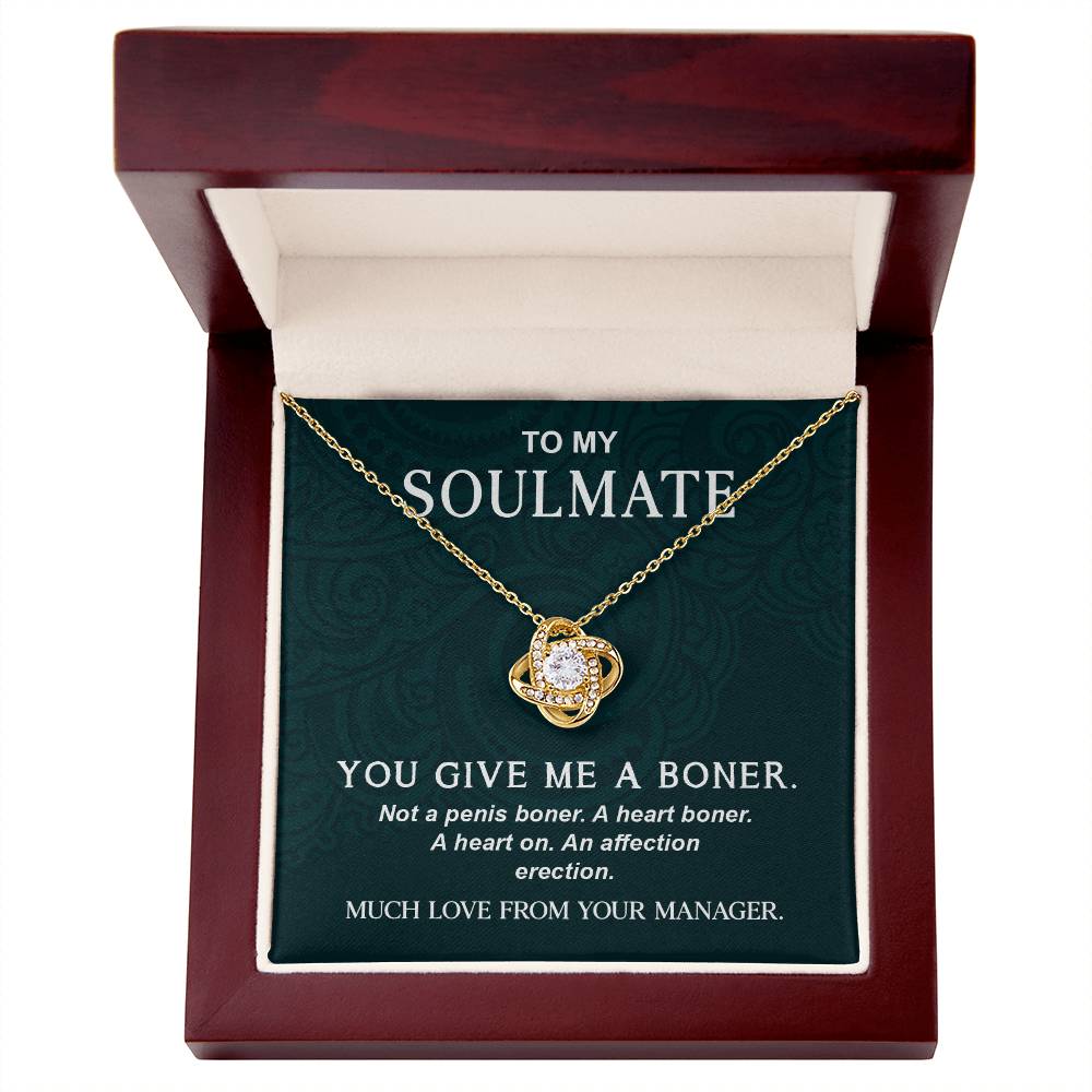 Funny Soulmate Necklace Gift from Your Manager