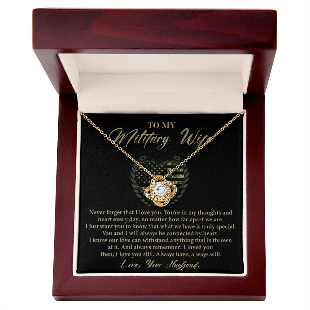 Military Wife Gift from Husband – With Message Card