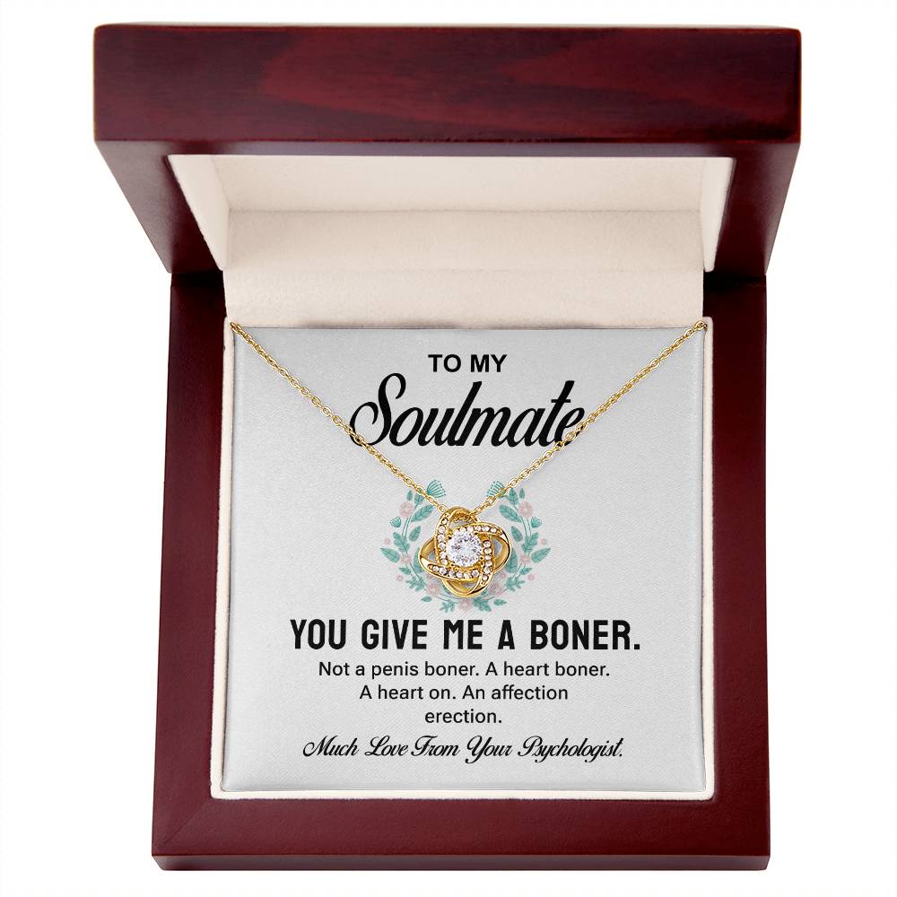 Funny Soulmate Necklace Gift from Psychologist