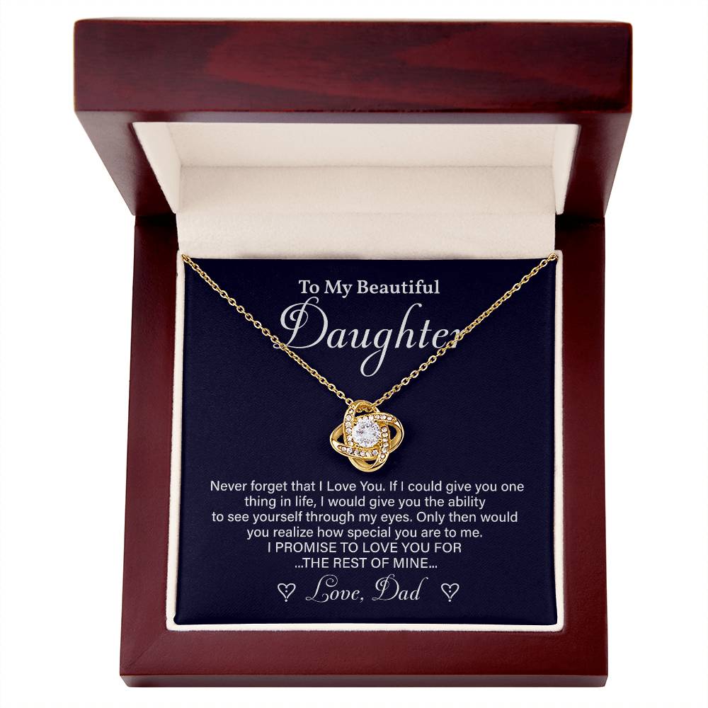 Daughter Necklace Gift from Dad – Special Message of Love