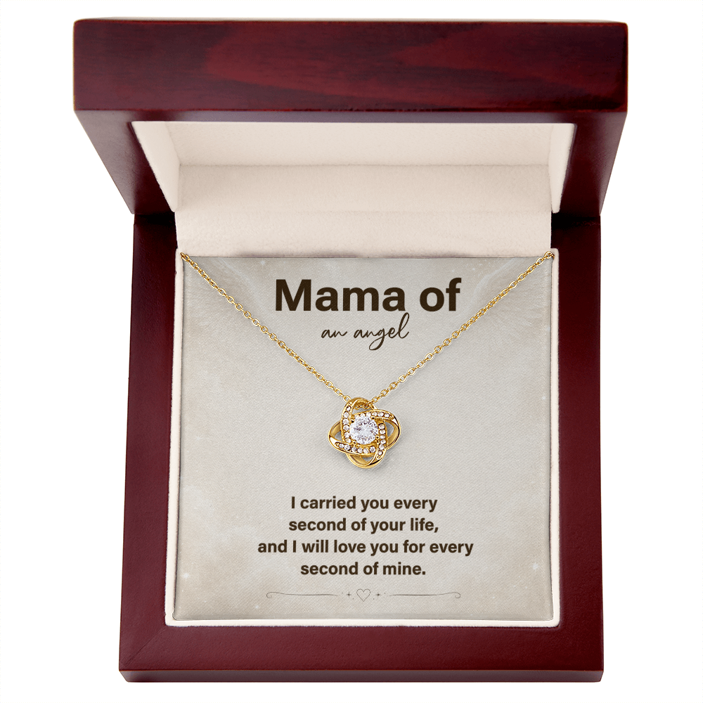 Mama of an angle necklace