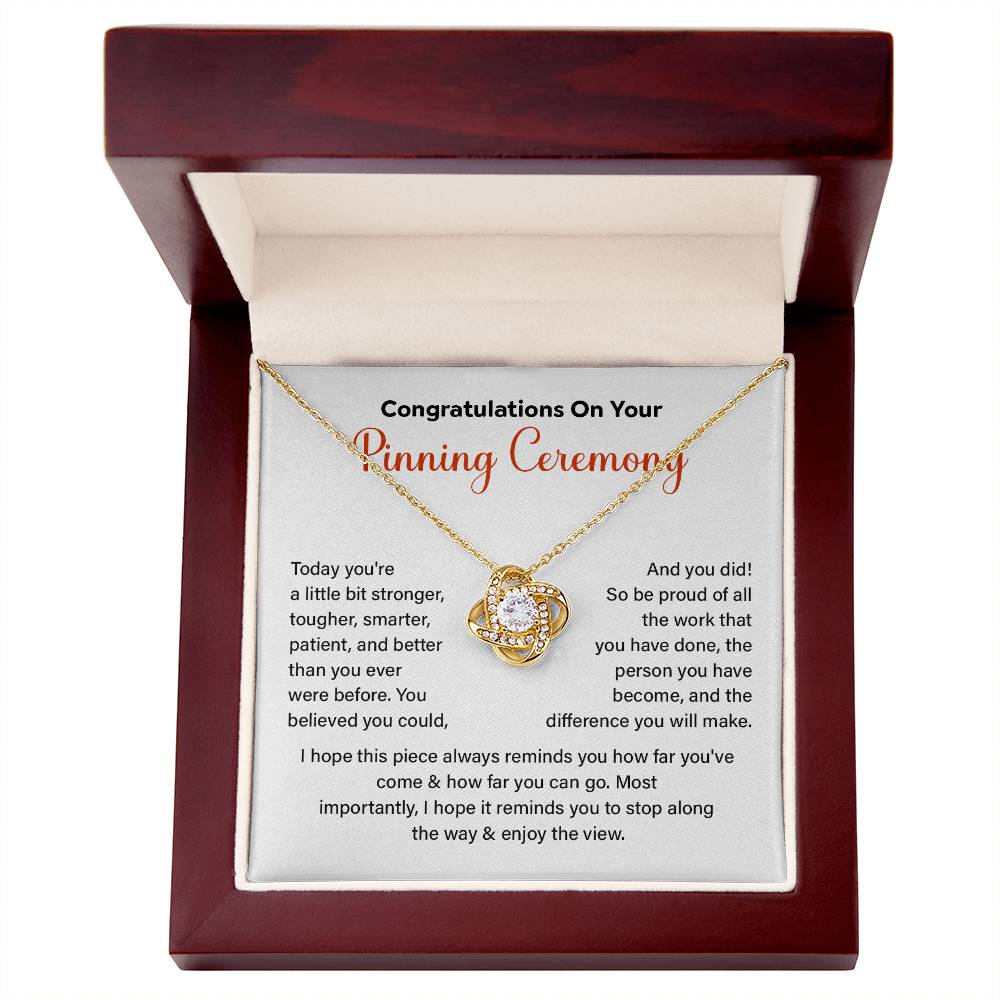 Congratulations On Your Pinning Ceremony Strength And Determination Jewelry Enjoy The View Necklace Best Wishes Necklace Path To Success Necklace Personal Growth Jewelry Motivational Jewelry For New Beginnings Meaningful Gift For Graduates