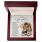 Lion Necklace Gift for Daughter from Dad – Strength & Love