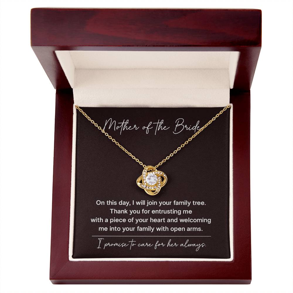 Mother of the Bride Necklace from Groom