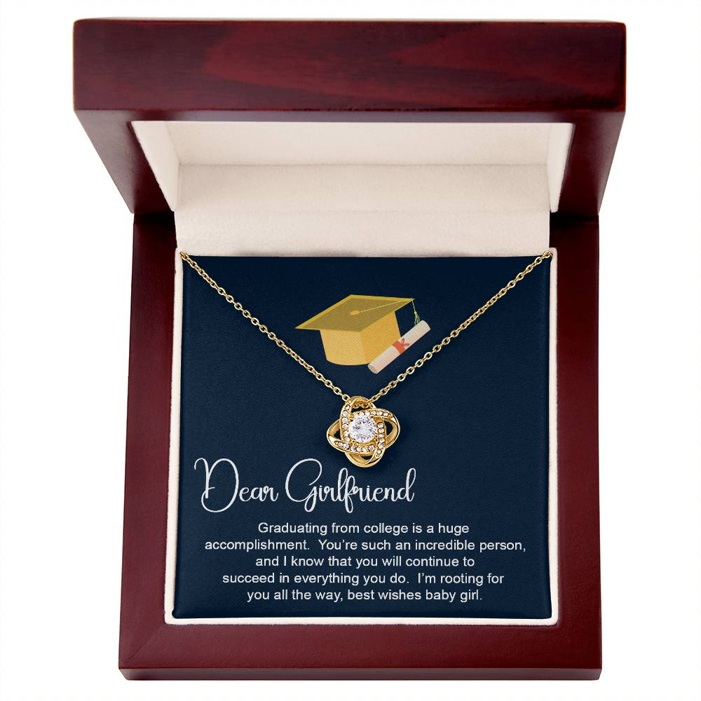 Dear Girlfriend Necklace Girlfriend Graduation Necklace Gift Gift For Graduation Necklace For Girlfriend Proud Of You Graduation Necklace Best Wishes Necklace For Girlfriend Sentimental Gift For Girlfriend Necklace For Girlfriend Necklace For Girlfriend