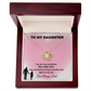 To My Daughter Necklace Sunshine Gift from Dad