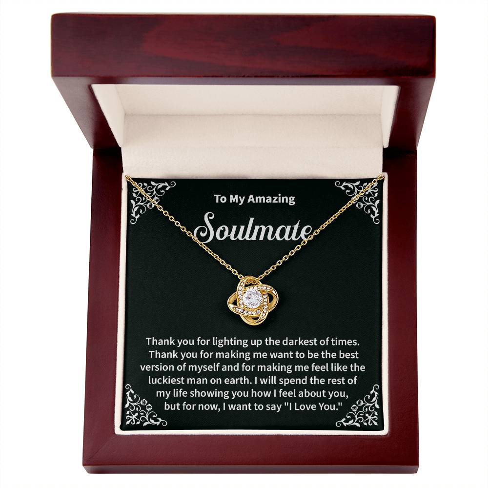 Soulmate Necklace for Her – Romantic Gift for Women