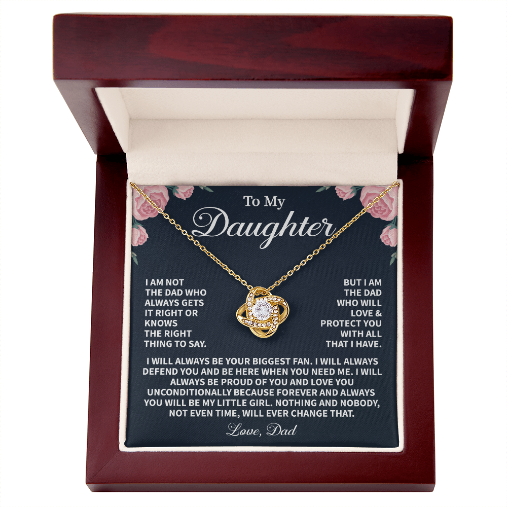 Daughter Necklace Gift from Dad Forever Your Girl
